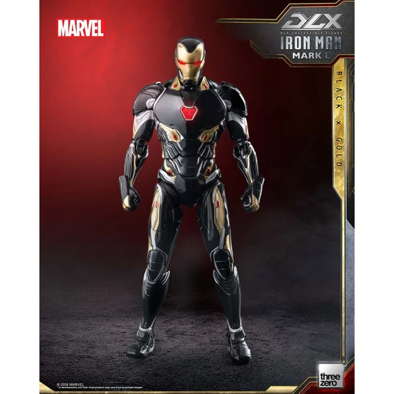 Infinity Saga DLX Action Figure 1/12 Iron Man Mark 50 (Black X Gold) 17 cm