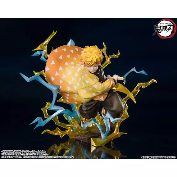 Demon Slayer FiguartsZERO PVC Szobor Zenitsu Agatsuma Thunderclap and Flash 15 cm