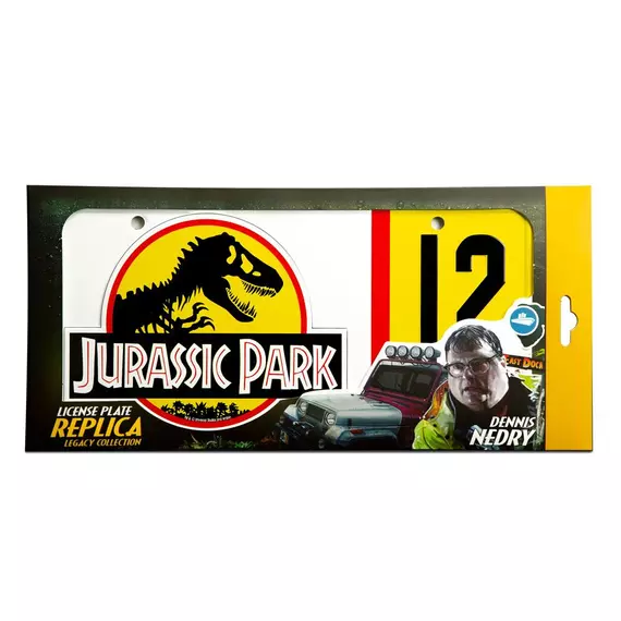 Jurassic Park Replica 1/1 Dennis Nedry Rendszámtábla