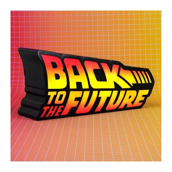 Back to the Future LED Lámpa Logo 25 cm Előrendelhető, Várható megjelenés 2023/12.