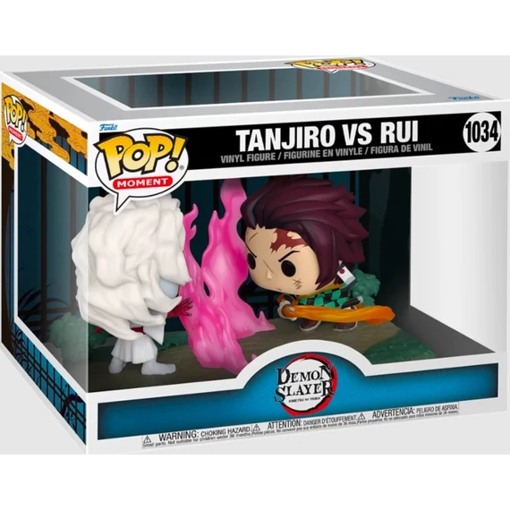 Demon Slayer POP Moment! Figura 2-Pack Tanjiro vs. Rui 9 cm