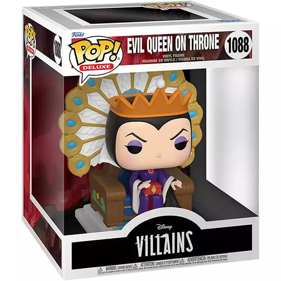 Disney Funko POP! Deluxe Villains Figura Evil Queen on Throne 9 cm