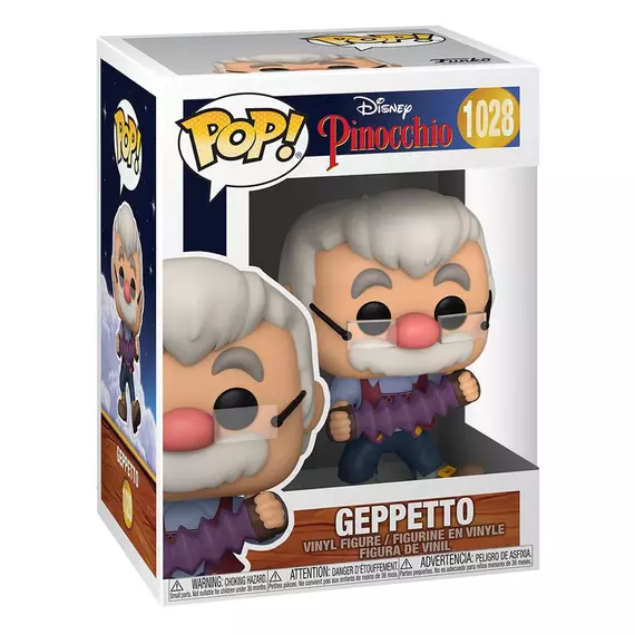 Pinocchio 80th Anniversary Funko POP! Disney Figura Geppetto with Accrdion 9 cm