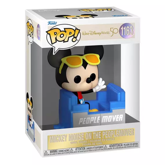 Walt Disney Word 50th Anniversary Funko POP! Figura People Mover Mickey 9 cm - Utolsó darabok -