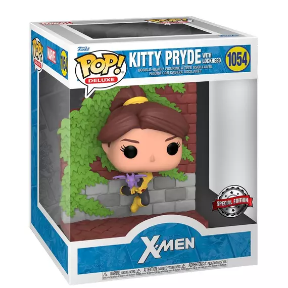 Marvel Funko POP! Deluxe Figura X-Men: Kitty Pryde with Lockheed 9 cm