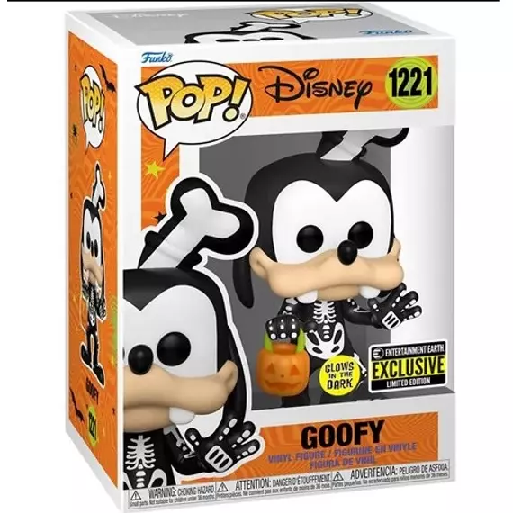 Disney Funko POP! Disney Figura Skeleton Goofy (Világít a sötétben) 9 cm