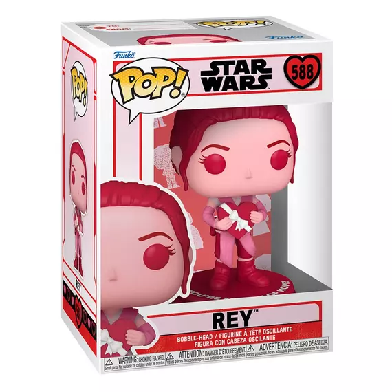 Star Wars Valentines Funko POP! Star Wars Figura Rey 9 cm