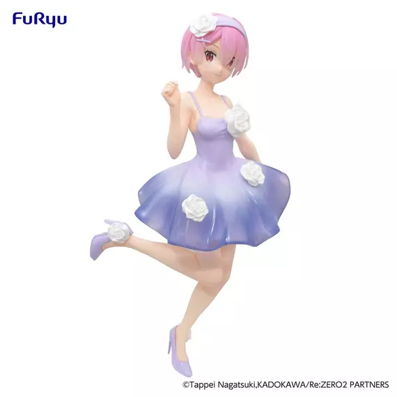 Re:Zero Trio-Try-iT Bunnies PVC Szobor Ram Flower Dress 21 cm