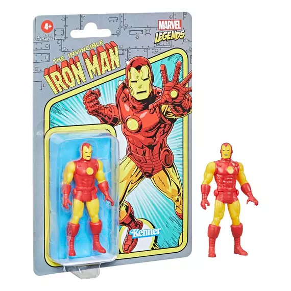 Marvel Legends Retro Collection Figura 2022 Iron Man 10 cm