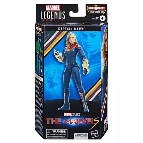 The Marvels Marvel Legends Akció Figura Captain Marvel (BAF: Totally Awesome Hulk) 15 cm