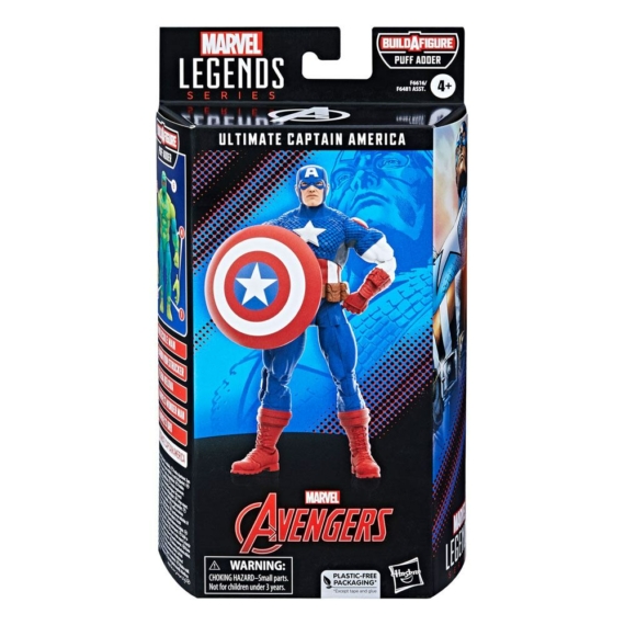 Marvel Legends Akció Figura Puff Adder BAF: Ultimate Captain America 15 cm