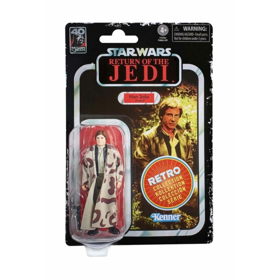 Star Wars Episode VI Retro Collection Akció Figura Han Solo (Endor) 10 cm