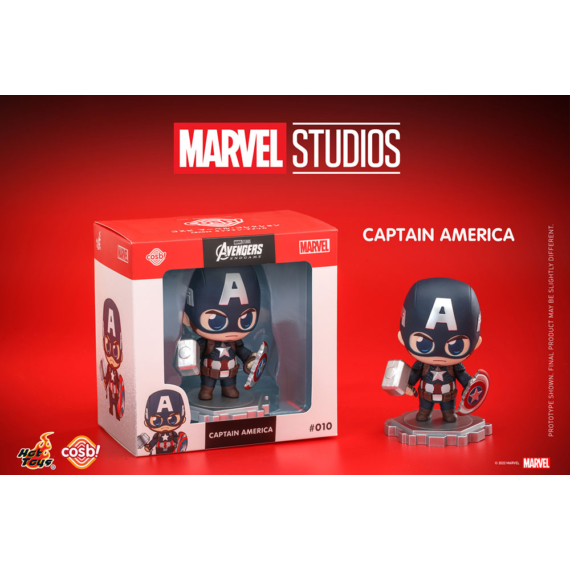 Avengers: Endgame Cosbi Mini Figura Captain America 8 cm