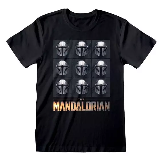 Star Wars The Mandalorian Mando Helmets Póló