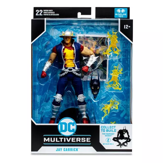 DC Multiverse Build A Akció Figura Jay Garrick (Speed Metal) 18 cm