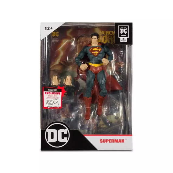 DC Black Adam Page Punchers Akció Figura Superman 18 cm