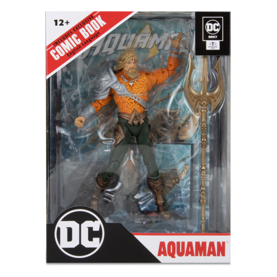 DC Direct Page Punchers Akció Figura Aquaman (Aquaman) 18 cm
