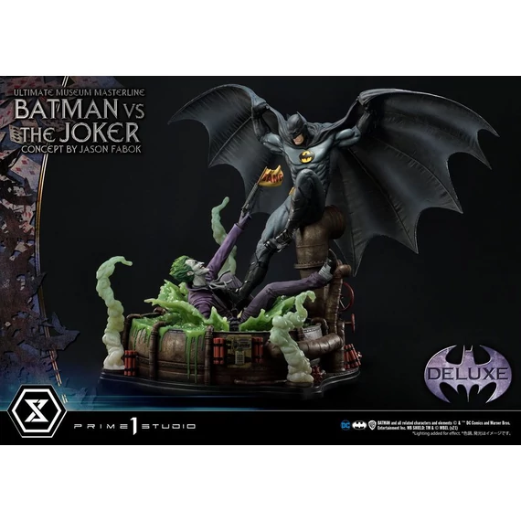 DC Comics Statue 1/3 Batman vs. The Joker by Jason Fabok Deluxe Bonus Version 85 cm