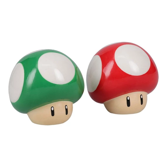 Super Mario Salt and Pepper Shakers Mushroom