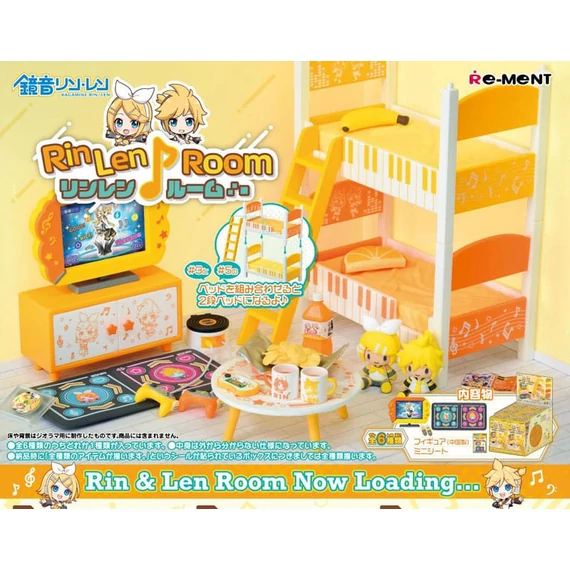 Hatsune Miku Mini Figures Rin Len Room Display (6)