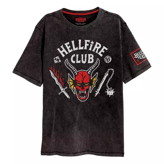 Stranger Things Hellfire Crest Póló