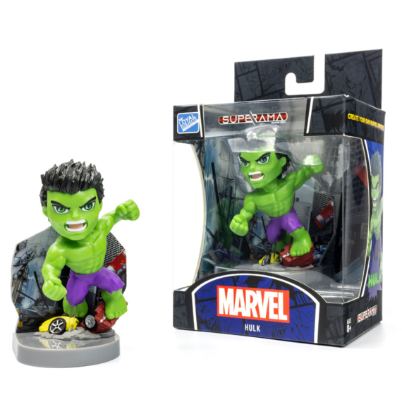 Marvel Superama Mini Diorama Hulk 10 cm