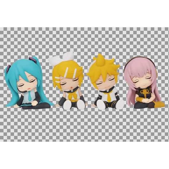 Hatsune Miku Twinchees Mini Figures Lil' Sleepers 5 cm Display (24)