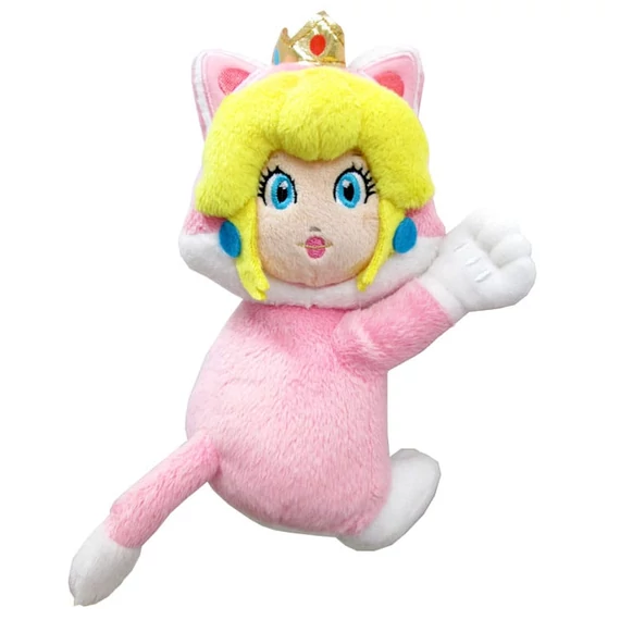 Super Mario Magnet Plush Figure Cat Peach 19 cm