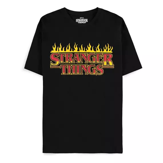 Stranger Things Fire Logo Póló