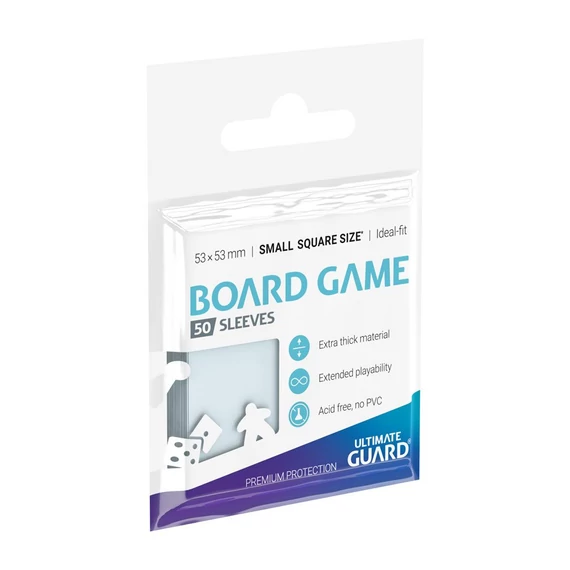 Ultimate Guard Premium Sleeves for Board Game Cards Small Square (50)