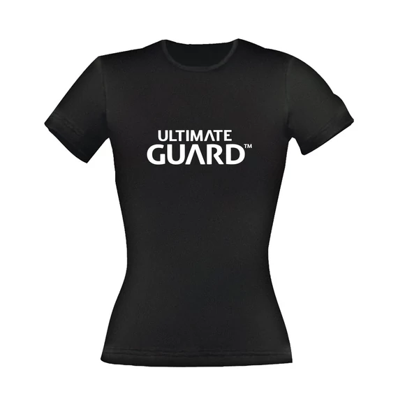 Ultimate Guard Ladies T-Shirt Wordmark Black Size L