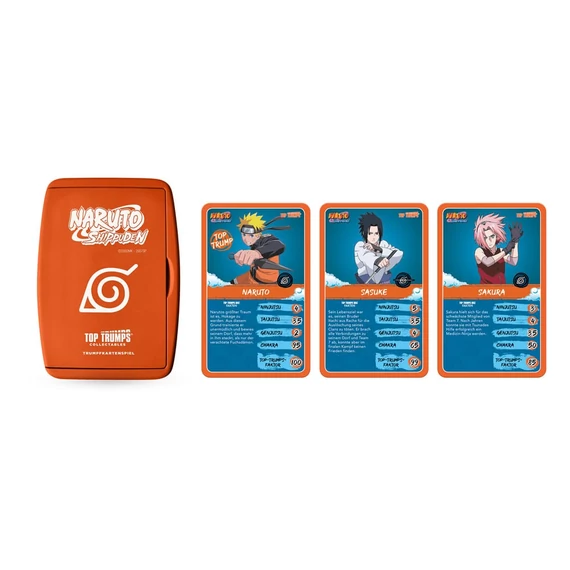 Naruto Shippuden Collectible Card Game Top Trumps Quiz Anime Collectible *German Version*