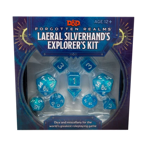 Dungeons & Dragons Forgotten Realms: Laeral Silverhand's Explorer's Kit - Dice & Miscellany english