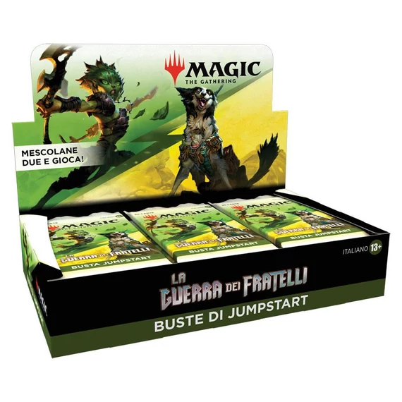 Magic the Gathering La Guerra dei Fratelli Jumpstart Booster Display (18) italian