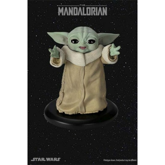 Előrendelhető Star Wars: The Mandalorian Szobor Grogu Happy 10 cm