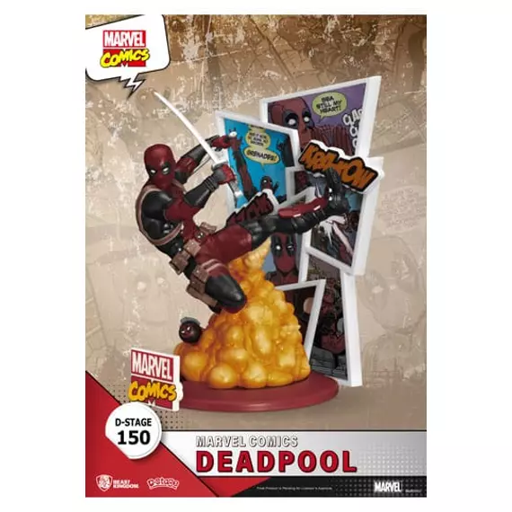 Előrendelhető Marvel Dioráma Deadpool 16 cm