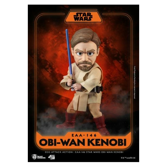 Előrendelhető Star Wars Egg Attack Action Figura Obi-Wan Kenobi 16 cm