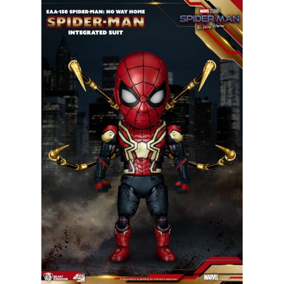 Spider-Man: No Way Home Egg Attack Akció Figura Spider-Man Integrated Suit 17 cm
