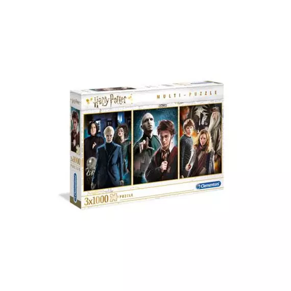 Harry Potter Multi Jigsaw Puzzle Characters (3 x 1000 db)