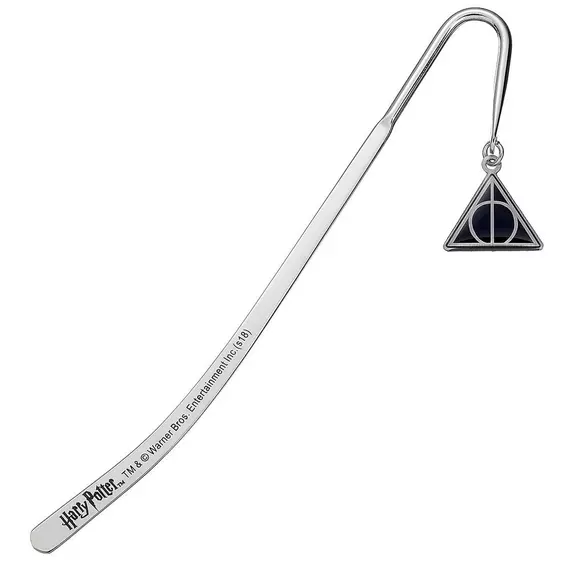 Harry Potter Könyvjelző Deathly Hallows (silver plated)