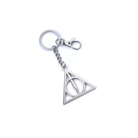 Harry Potter Kulcstartó Deathly Hallows (silver plated)