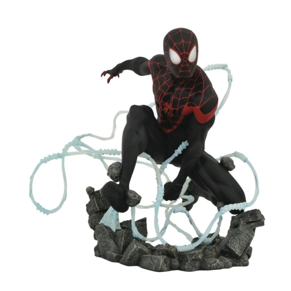 Marvel Comic Premier Collection Szobor Miles Morales Spider-Man 23 cm