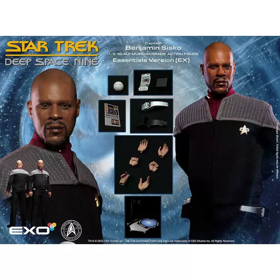 Star Trek: The Next Generation Akció Figura 1/6 Captain Benjamin Sisko (Essentials Version) 30 cm