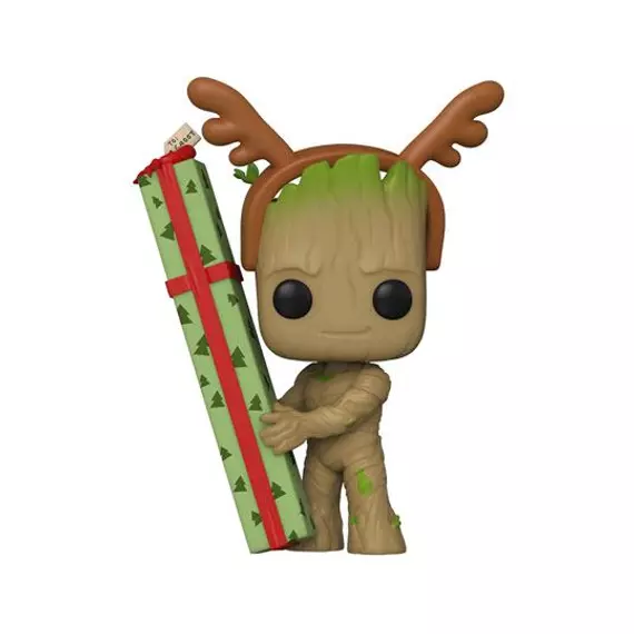 Előrendelhető Guardians of the Galaxy Holiday Special FUNKO POP! Heroes Vinyl Figura Groot 9 cm