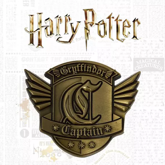 Harry Potter Medál Gryffindor Captain Limited Edition