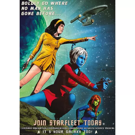 Star Trek Art Print Limited Edition 42 x 30 cm Poszter