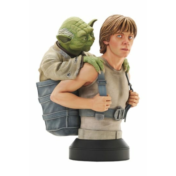 Előrendelhető Star Wars Episode V Luke with Yoda Szobor 15 cm