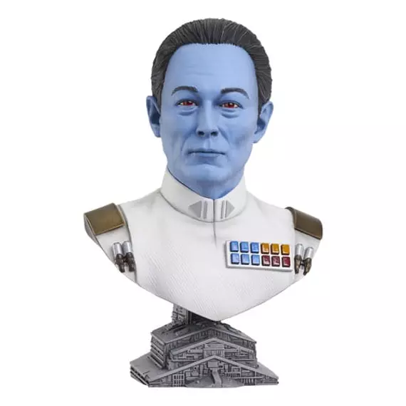 Előrendelhető Star Wars: Ahsoka Mellszobor Admiral Thrawn 25 cm