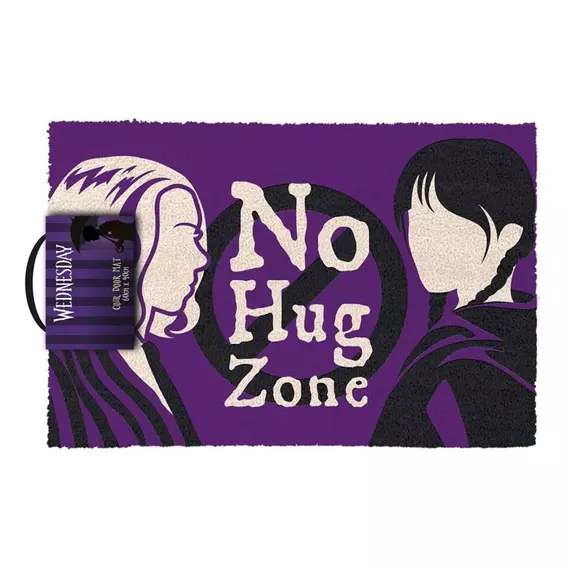 Wednesday Lábtörlő No Hug Zone 40 x 60 cm