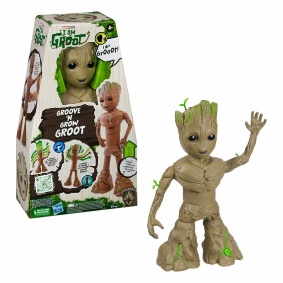 Guardians of the Galaxy Interactive Akció Figura Groove 'N Grow Groot 34 cm